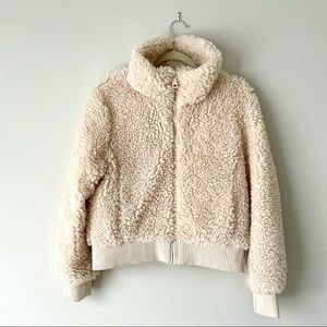 Zara fleece jacket coat